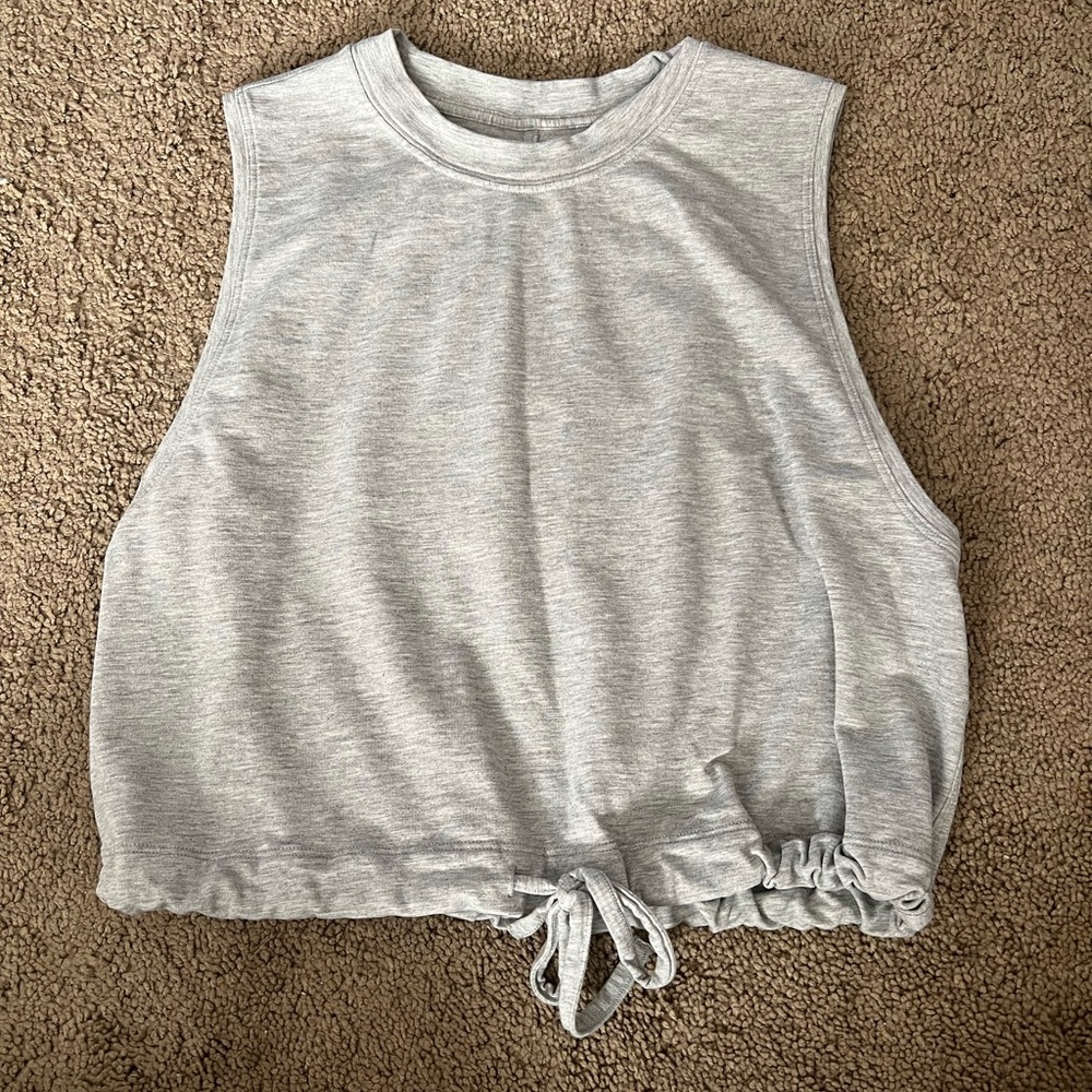 Lululemon Tie Grey Tank Top Size 8